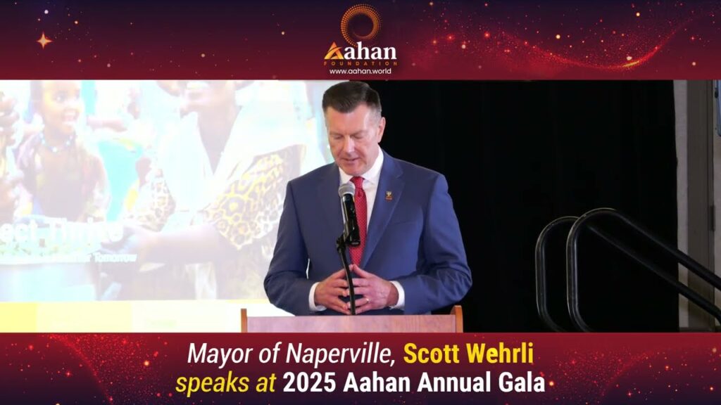 Thank You, Mayor Wehrli, for Your Inspiring Words to Aahan Foundation